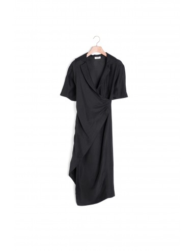 Robe drapée asymétrique l'achat 