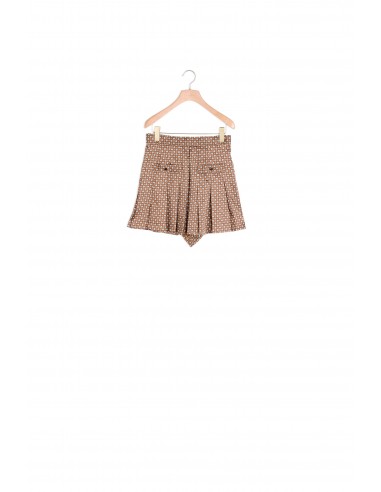 SHORT Marron / Noir prix